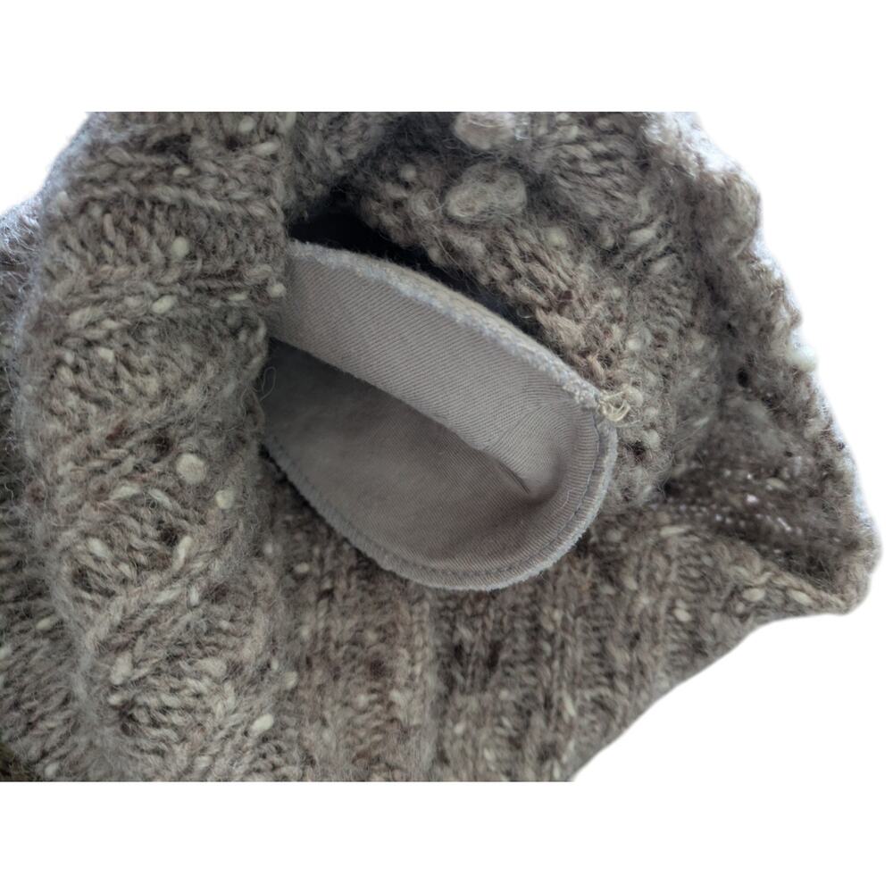 Vintage Ann Taylor Hand Knit Grape Grapevines Pullover Sweater Size Large Wool - Picture 10 of 12